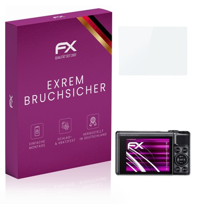 atFoliX Glasfolie für Canon PowerShot SX730 HS Panzerfolie 9H Schutzpanzer