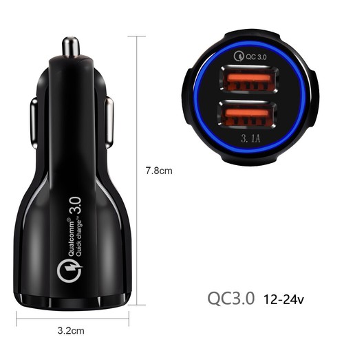 Ładowarka samochodowa USB Maclean 6,1A uniwersalna MCE478 - Zdjęcie 5 z 10