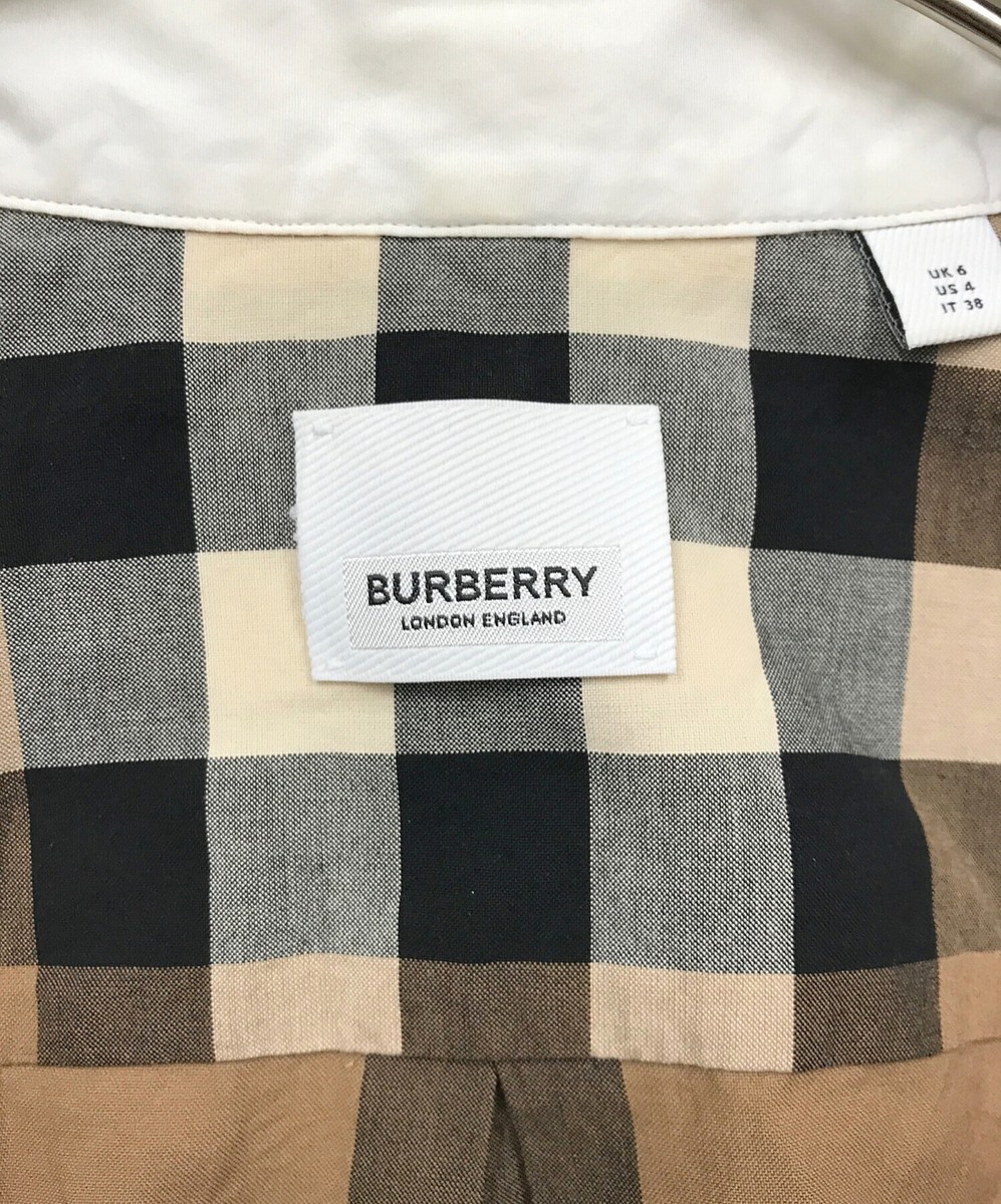 BURBERRY LONDON novablock check shirt Size: 38 Brown Men BURBERRY LONDON novablock check shirt Size: 38 Brown Men