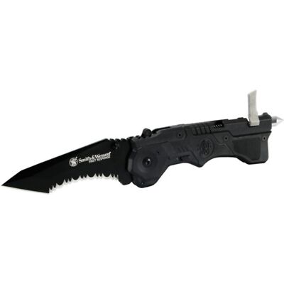 Smith & Wesson Folding Pocket Knife 1St Response M.A.G.I.C. Black Handle SW911B