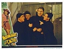Moonlight And Cactus Lobby Card Elyse Knox Shemp Howard Murra- 1944 Old Photo