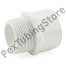 1-1/2" PVC Sch. 40 MIP x Socket Adapter