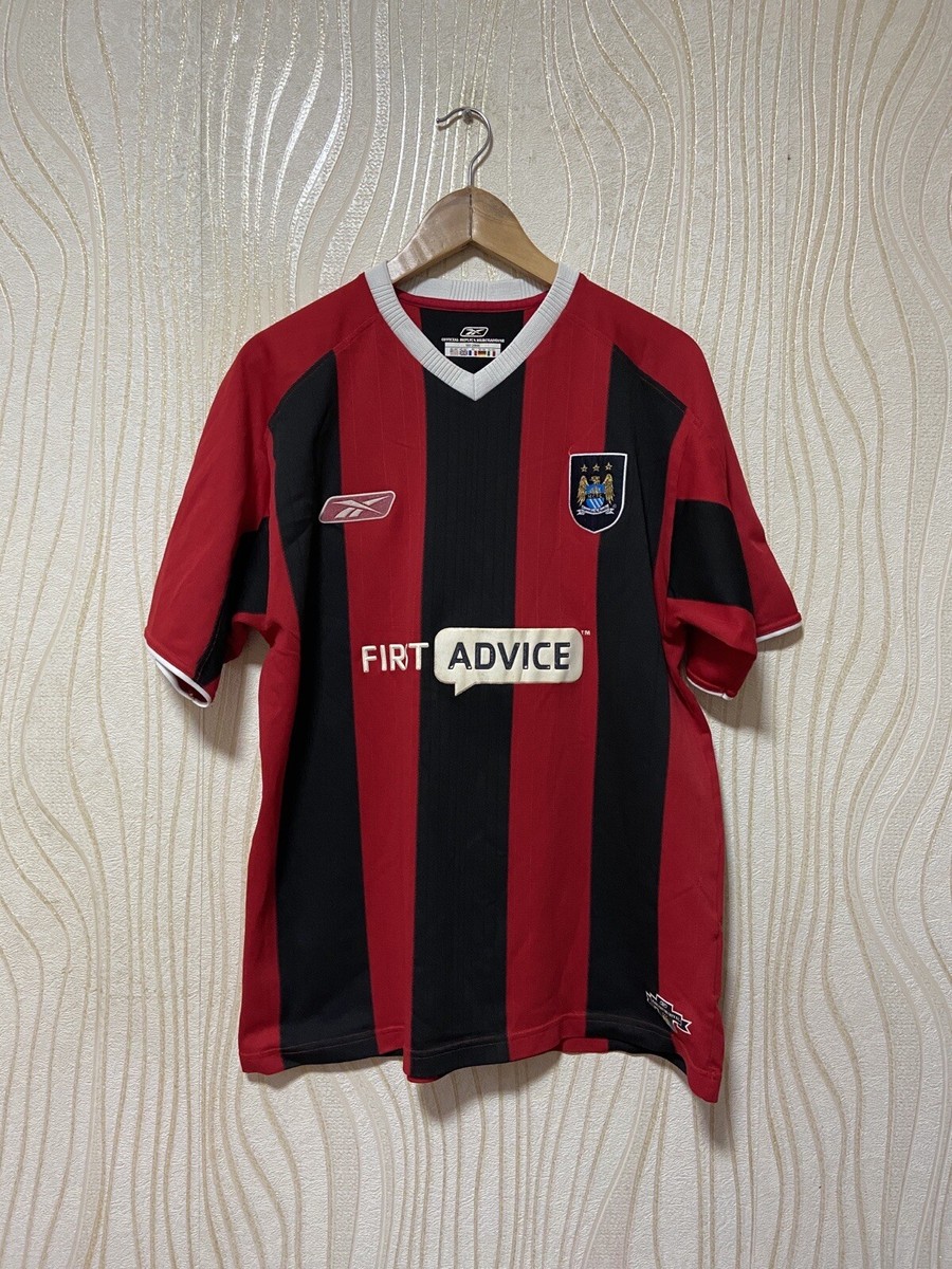 MANCHESTER CITY 2003 2004 AWAY FOOTBALL SHIRT SOCCER JERSEY