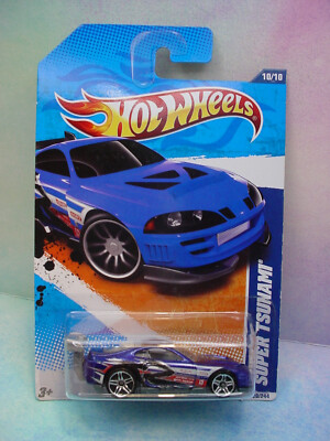 2011 i Hot Wheels SUPER TSUNAMI #120   blue;pr5 Nightburnerz M/N