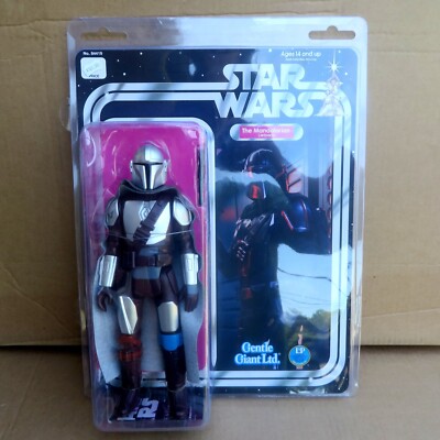 MANDALORIAN BESKAR ARMOR Star Wars Jetpack Jumbo Figure Gentle Giant Vintage NEW