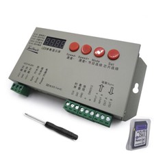 K1000S Pixel RGB LED contorller T1000S 5-24V For WS2812 WS2811 IC LED light bar