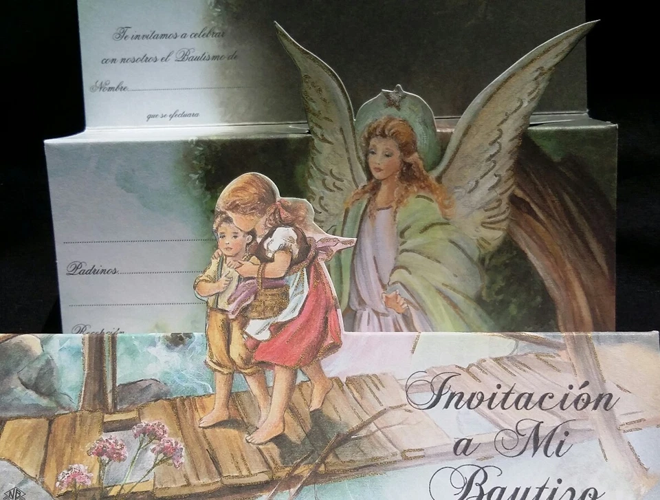 20 Invitaciones de,A Mi Bautizo (invitaciones de bautizo al bautizo español), Favores  Foto 3 de 4