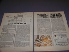 VINTAGE..SUPER TIGRE G15 2.5 CC R/C ENGINE..1-VIEWS/GRAPHS/SPECS..RARE  727P 