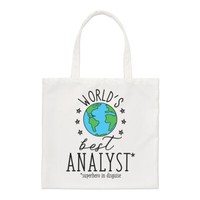 Weltweit Beste Analyst Regular Tragetasche Lustiger Witz Lieblings Shopper