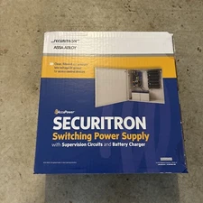 Securitron - AQD6-8F8R- Power Supply, 12/24VDC 6A, 8 Output, Fuse, Fire Relay