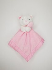 Carter's White Cat Pink Plush Security Blanket Lovey 2019