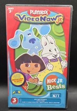 Playskool Video Now Jr Nick Jr Bests SEALED Vol 1 Blues Clues Dora Ruby 