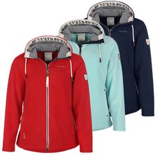 Dry Fashion Damen Fleecejacke Jacke Norden Fleece Kapuze Windabweisend Tailliert