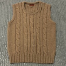 Vintage 1970's Sears Kings Road Shop Acrylic Pattern Knitted Sweater Vest Large