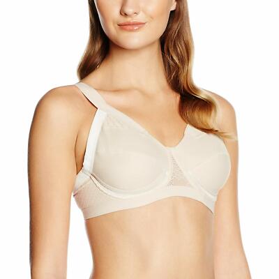 Berlei Women's Sf4 Extreme Impact Underwire Soft Powder Beige 34 B - NWOT