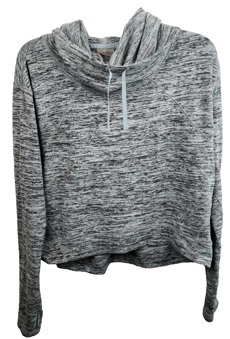 Zella Womens Dance Vibes Hoodie Medium Green Marled Crop Cowl Neck Activewear
Opens in a new window