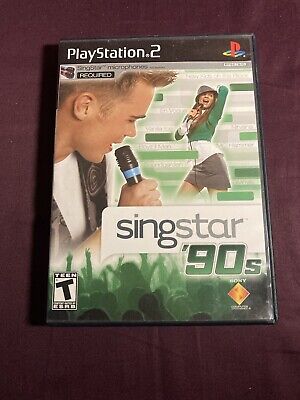 tæerne tjeneren udeladt SingStar &#039;90s (PlayStation 2, 2007) PS2 Game Complete with Manual  Tested | eBay