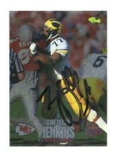 TREZELLE JENKINS KANSAS CITY CHIEFS 1995 CLASSIC IP/TTM AUTOGRAPH AUTO