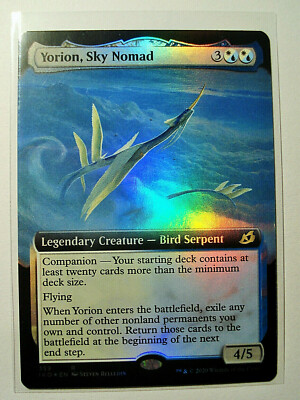 FOIL Yorion, Sky Nomad Extended Art Ikoria: Lair of Behemoths: Extras 