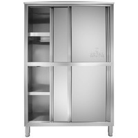 Edelstahlschrank Gastro Edelstahl Schrank SchiebetüRen KüChenschrank Hochschrank