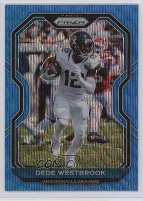 2020 Panini Prizm Blue Wave Prizm 21/199 Dede Westbrook #94 1p5