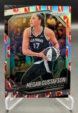 2025 Prizm WNBA - Megan Gustafson #49 Logo Prizm - Las Vegas Aces