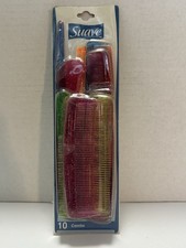 Vintage Combs In Packaging Suave Pack Of 10