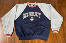 Mickey Mouse Disney Designs Sweatshirt Size Large Vintage