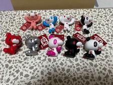 Gloomy Figure Keychain Set with 9 Characters Includes Tag and Panda Used