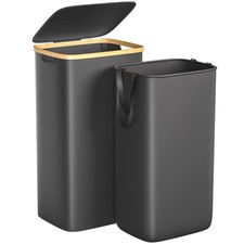 Large Laundry Hamper, 100L Waterproof Laundry Basket with Lid and Removable B...