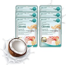 6 PAIRS of Epielle Intensive Repairing Gloves Mask for Dry Hands