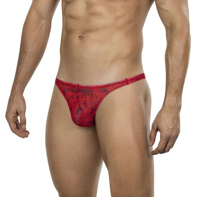 Clever Moda Vortex Calipso Thong Herren Unterwäsche Männer String durchsichtig Mesh