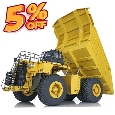 1/20 RC Hydraulike Mine Truck 793D Dumper Metall Zusammengebaut Auto I6X Radio
