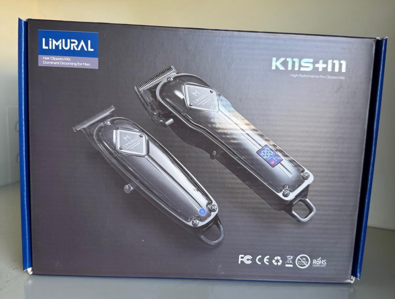 Limural Cordless Hair Clippers And Trimmer Free Shipping K11