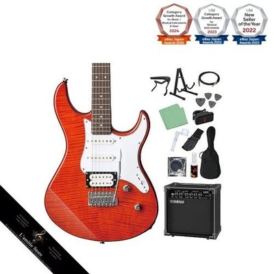 Yamaha Pacifica212VFM CMB E-Gitarre Anfänger 14-teiliges Set (enthält