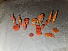 Vtg 70s 1978 Barbie Dream House Refrigerator Food Lot Kitchen Groceries K 