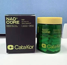 Cata-Kor NAD+ CORE Liposomal 250mg Dietary Supplement Capsules 60 Count