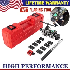 45 Degree Brake Line Flaring Tool Repair Kit For 3/16", 1/4", 5/16", 3/8" Tube