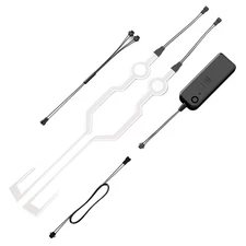 Motorcycle Helmet LED EL Lights Strip DIY Decor Night Riding Signal Flashing Bar