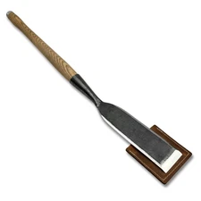 Timber Framing Slick – Hand-Forged Steel Blade, Ash Handle, Sheath Included