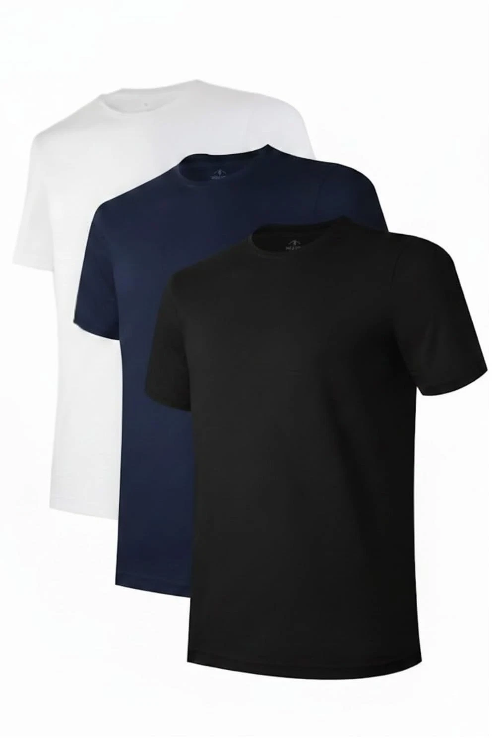 Polo Wear Mens Crew Neck T-Shirt Pack 3 Plain Cotton Casual Tee Short Sleeve
Opens in a new window o