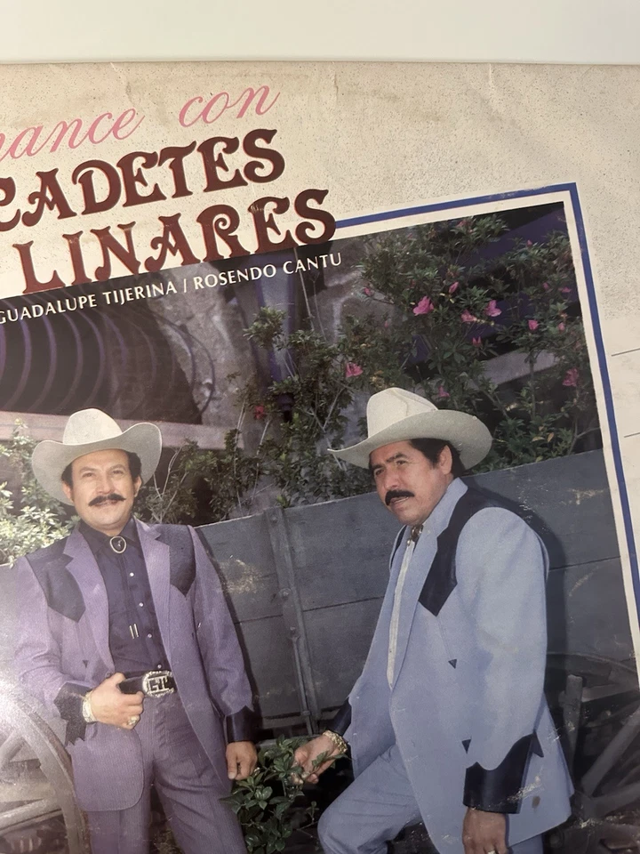 Los Cadetes De Linares – De Romance Con (1 x LP, Vinyl, 1990 MX, VG+) - Image 4 of 4