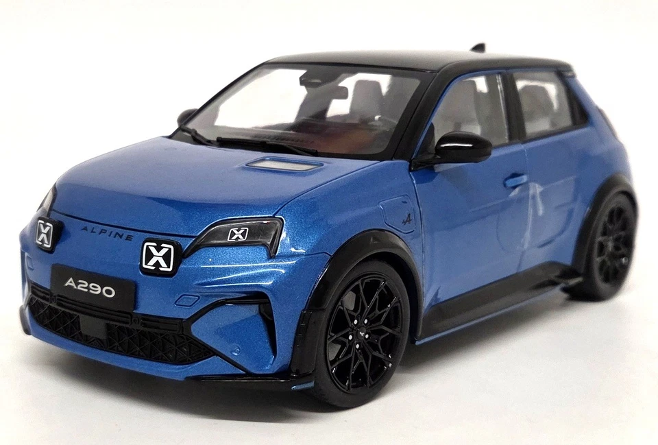 Solido 1/18 Alpine A290 GTS Bleu Alpine Metallic Diecast model car - Image 4 of 4