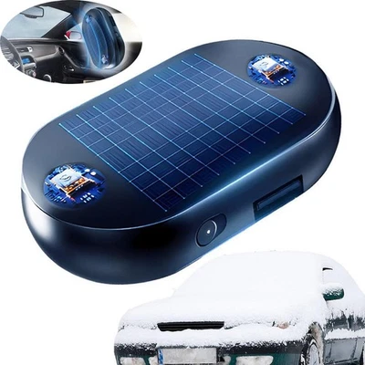 Electromagnetic Car Snow Removal Device,Upgrade Solar Drive Anti-Freeze Car Snow
