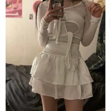 Satin Short Ballerina Skirt