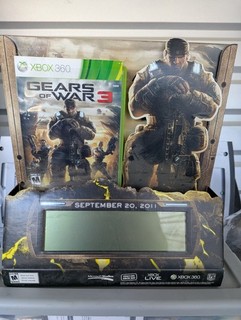 GEARS OF WAR 3 Countdown Display Case XBOX 360 (Sept. 20 2011) FAST SHIPPING!