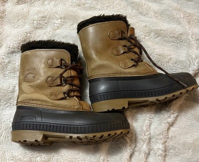 Sorel Badger Insulated Snow Winter Boots Women's Size 5 Made in Canada  