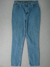 TH01447 FADED GLORY STRAIGHT LEG WOMENS JEANS sz16; NICE JEANS