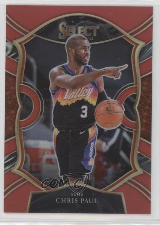 2020-21 Panini Select Concourse Red Prizm 164/199 Chris Paul #10 0nr3