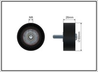 Caffaro Umlenk-/FüHrungsrolle Keilrippenriemen 03-14 FüR C3 Peugeot 306 Berlingo
